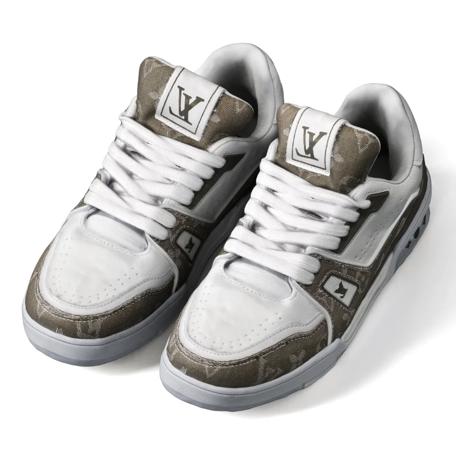 Minimal Sneakers with Denim Design Image 4