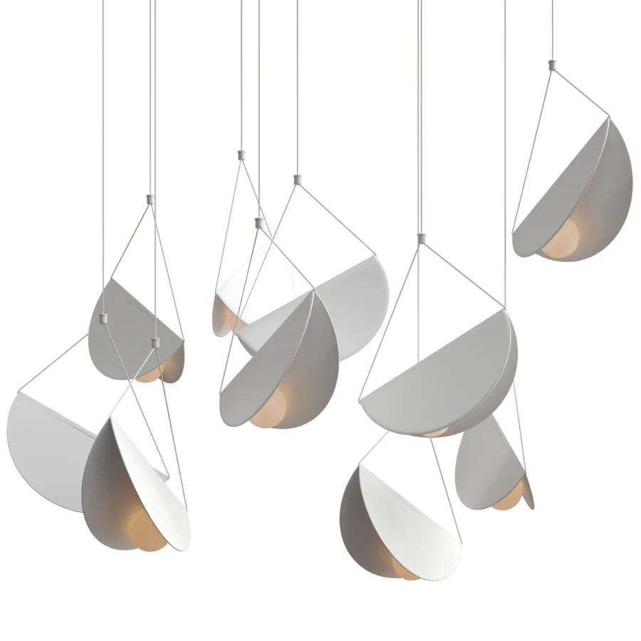 White glider pendant light Image 2