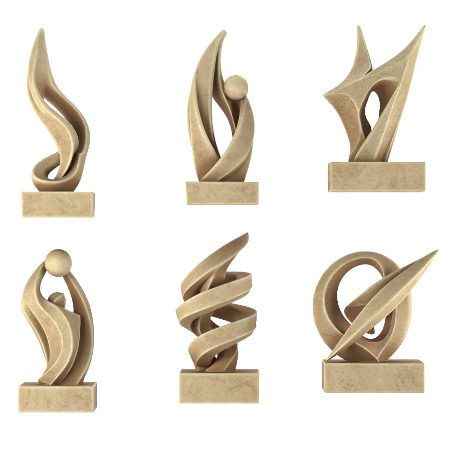 Abstract Modern Sculpture 02 Image 1