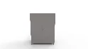 Herringbone Wood Accent Storage Cabinet With 2 Doors - Thumbnail 3