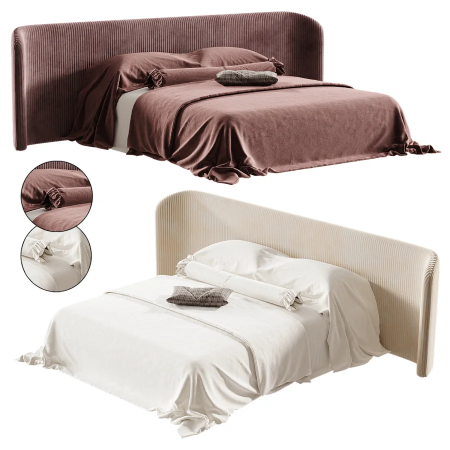 Modern Double Bed 09 Image 2