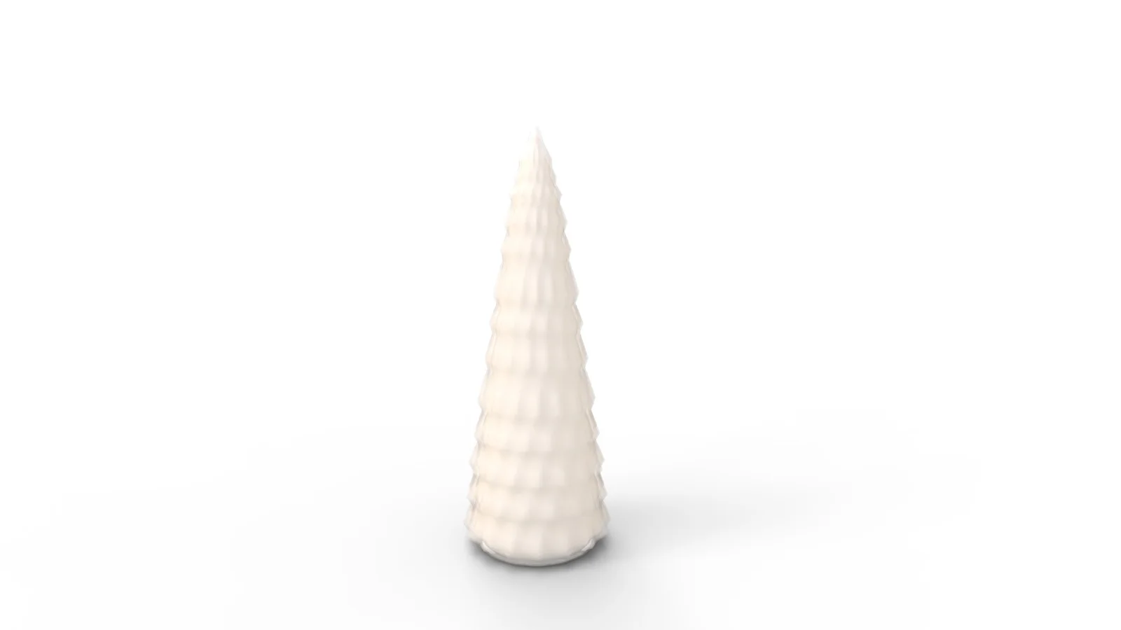 Pre Lit Caviar Beaded Glass Trees White Image 2