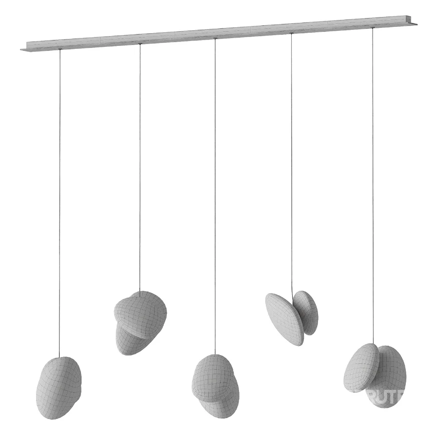 Pebble Linear 02 Pendant Lamp Image 3