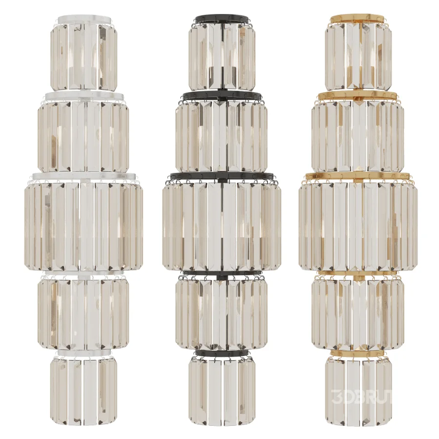 Crystal Wall Sconce Light Image 1