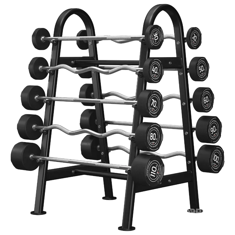 Fixed_Barbell_Rack Image 4