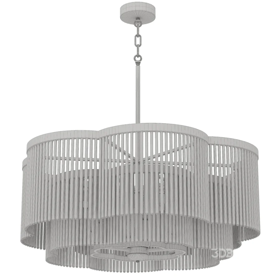 Heirloom Brass Chandelier Light Image 3