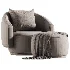 Fiora Swivel Lounge Chair - Thumbnail 1