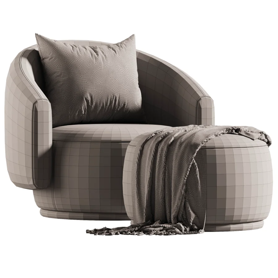 Fiora Swivel Lounge Chair Image 1