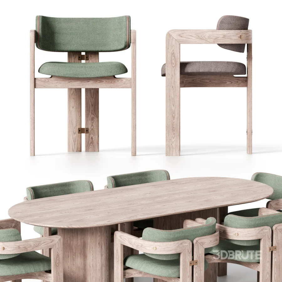 DINING CHAIR AND TABLE Image 2