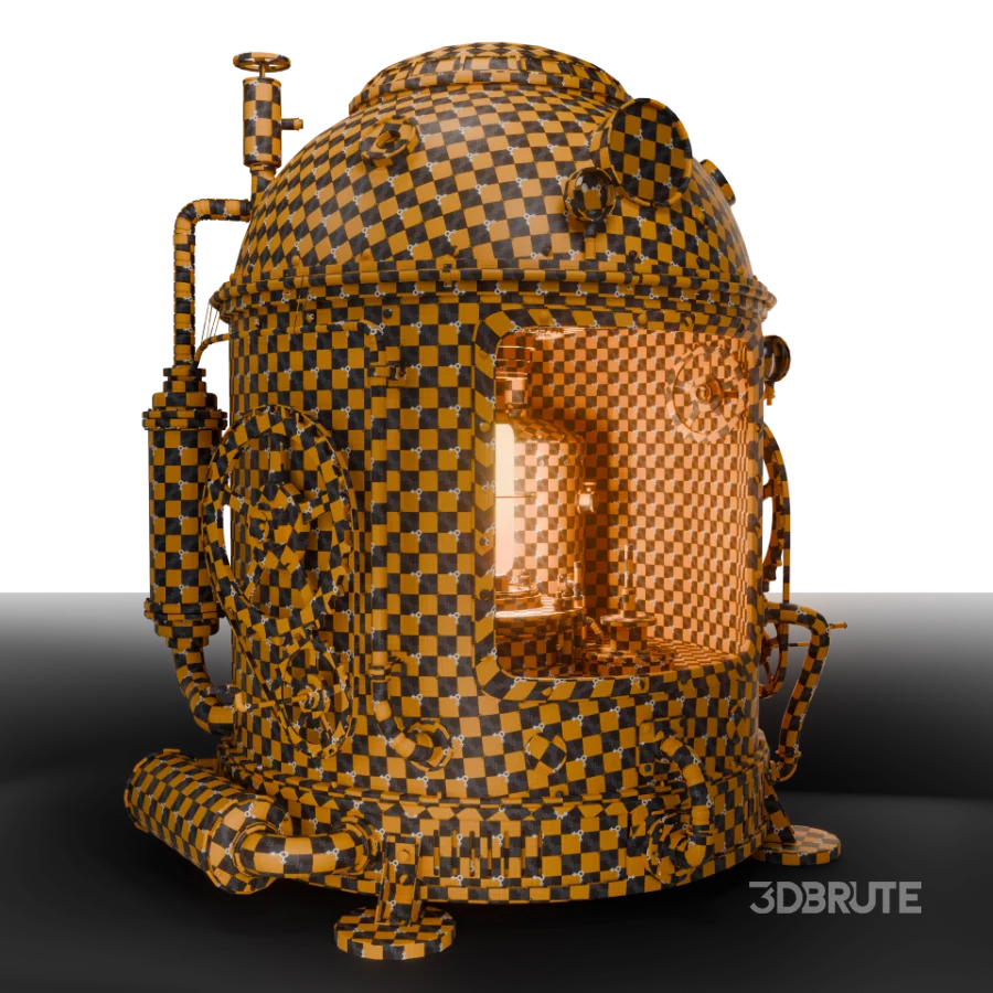 Steampunk Engine Game Ready Asset Image 14