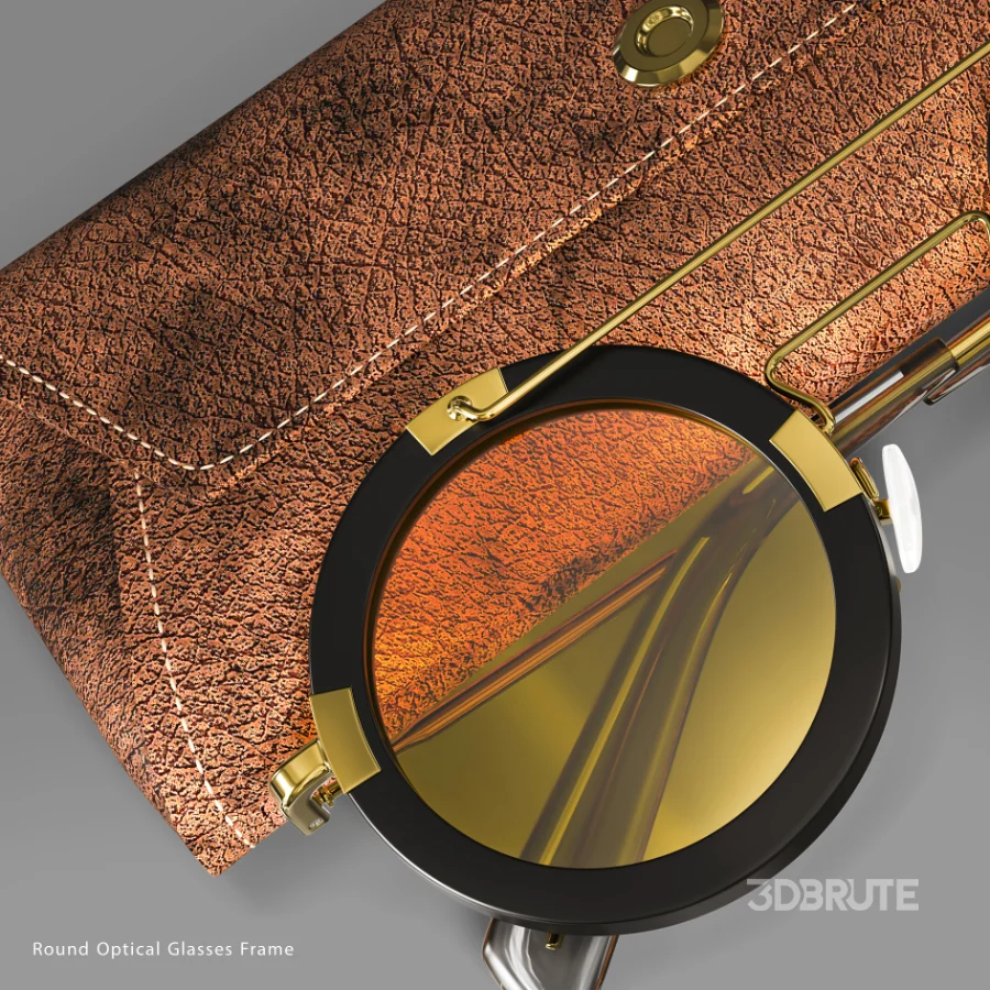 Round Optical Glasses Frame Image 5