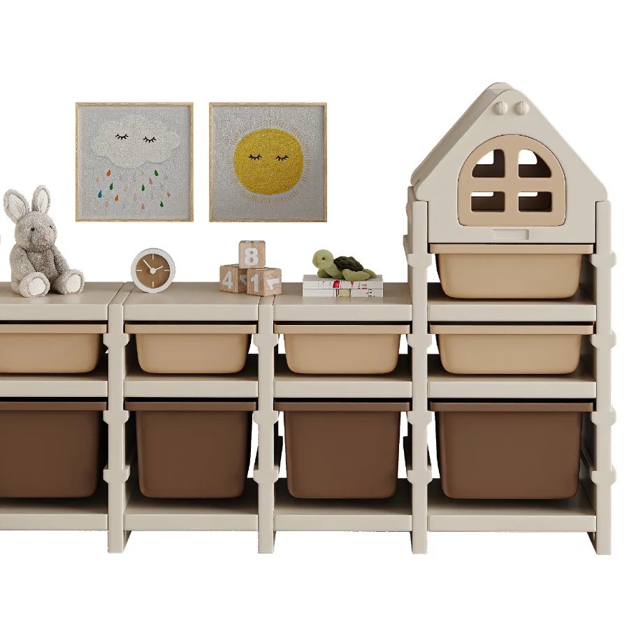 Toy Rack PTSTW12CL 12 drawers-Toy shelving Image 6