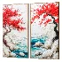 Premium Coastal Blossom Wall Art Set - Thumbnail 4