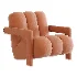 Modern Arm Chair with Square Arm - Thumbnail 2