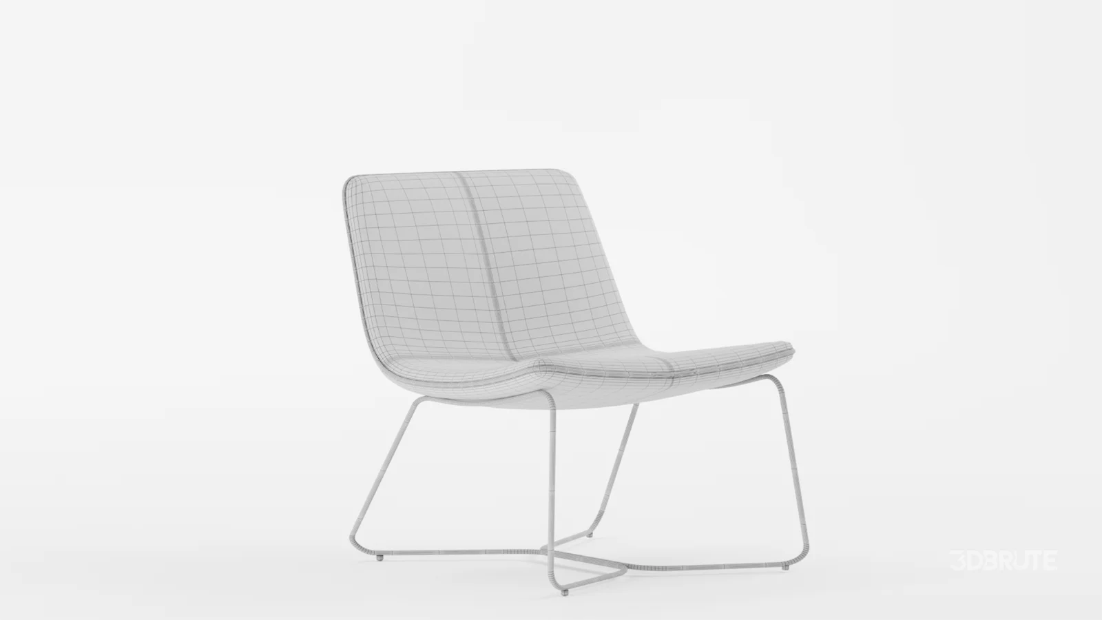 Tan Slope Lounge Chair Image 9