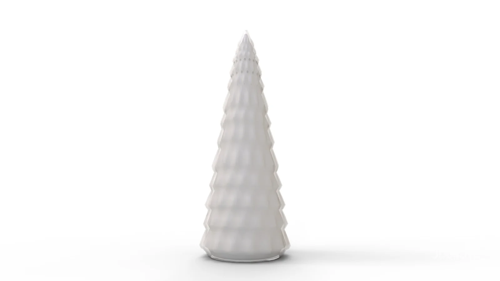 Pre Lit Caviar Beaded Glass Trees White Image 3