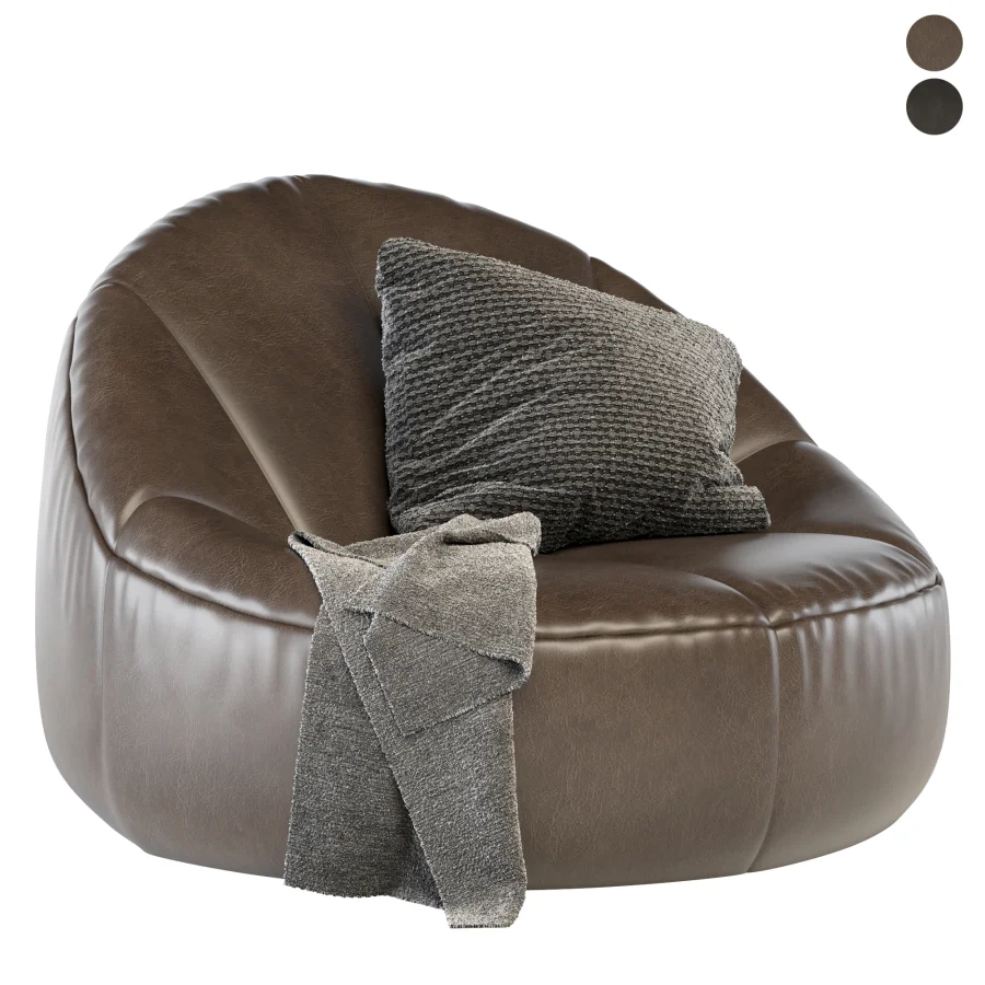 bean bag pumpkin armchair Image 1
