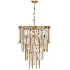 Glam Antique Bronze Waterfall Chandelier - Thumbnail 1