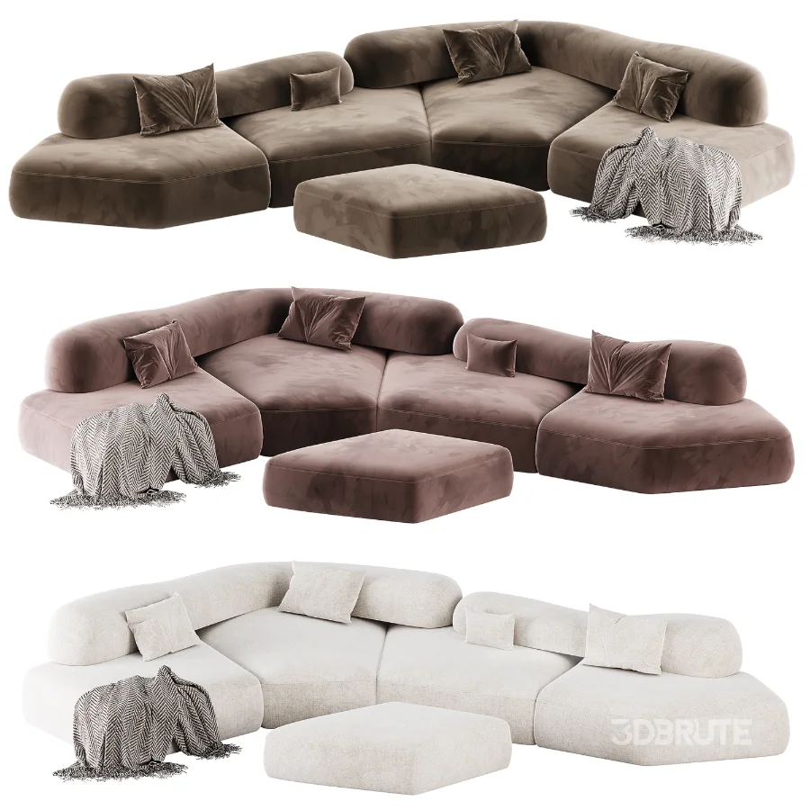 Edra On The Rocks Sectional Sofa Image 6