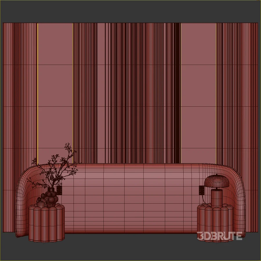 Organic Headboard Set08 Image 6