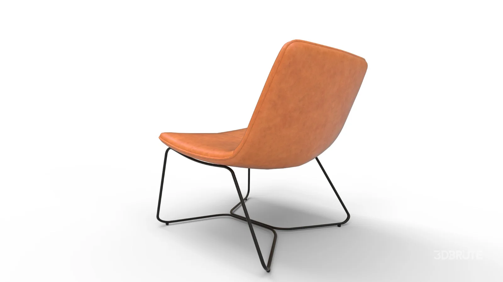 Tan Slope Lounge Chair Image 6