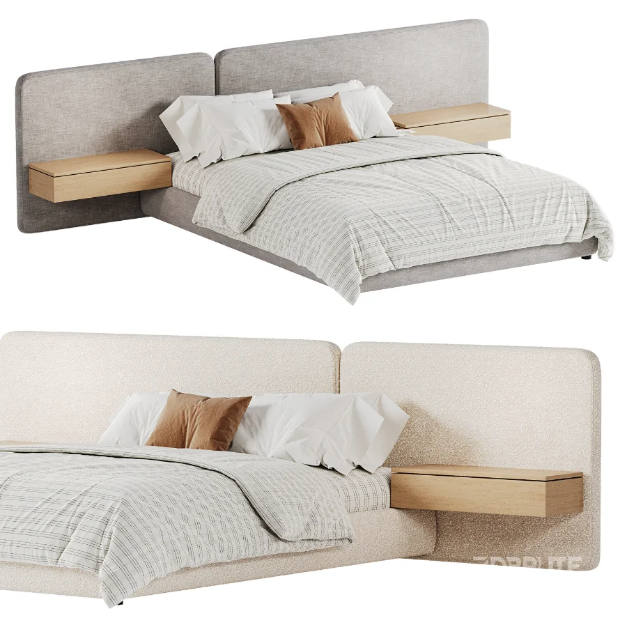 Modern Double Bed 05 Image 4
