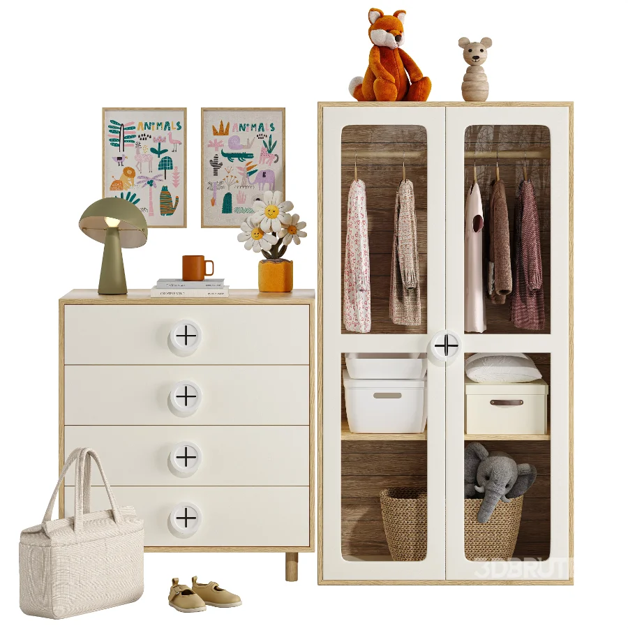 Child Wardrobe 01-Vente-unique Image 1