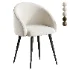 Boucle chair grey prostohome - Thumbnail 4