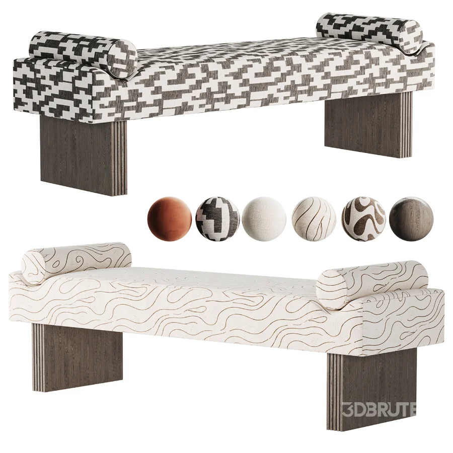 Esther Bench Velvet Image 2