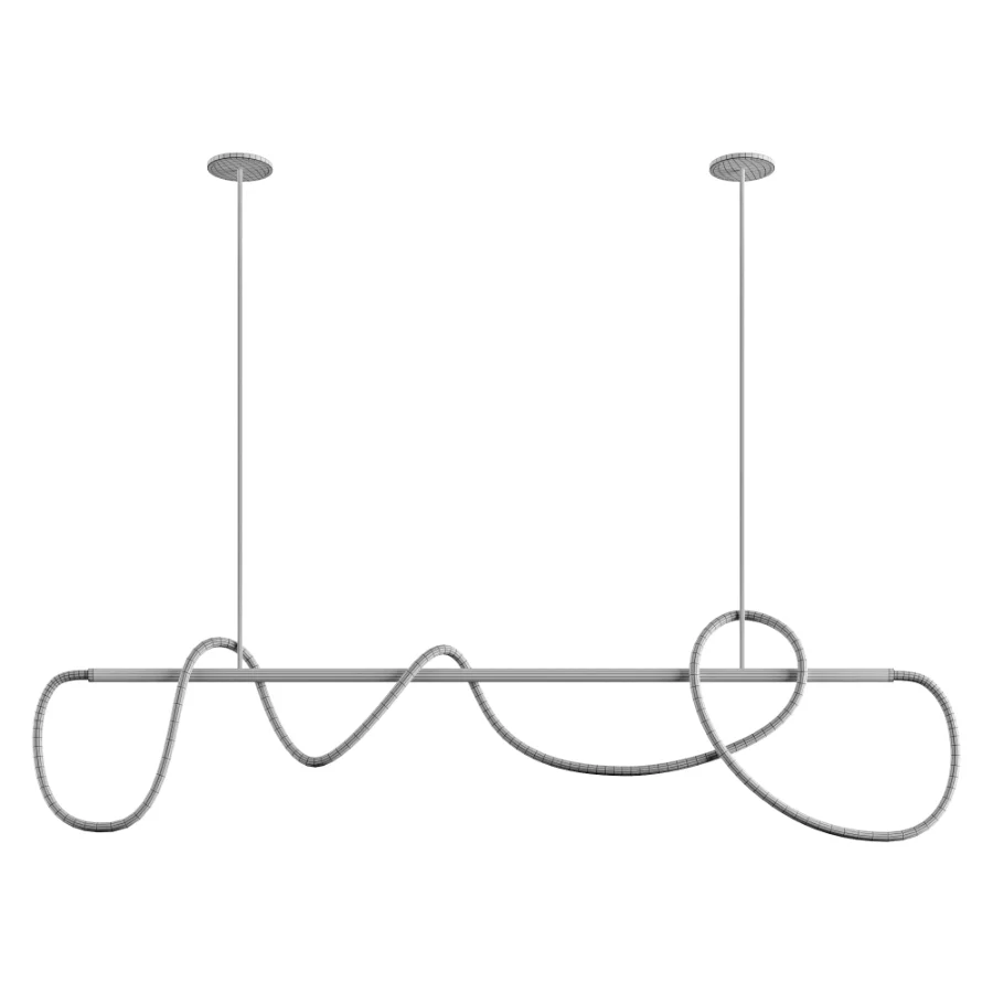 Festif Linear Pendant Lamp by Dbianco vol 3 Image 1