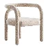Modern Design Armless Open Back Chairs Fabric Dining Chairs - Thumbnail 6