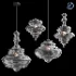 GLASS SUSPENSION PENDANT LAMP - Thumbnail 1