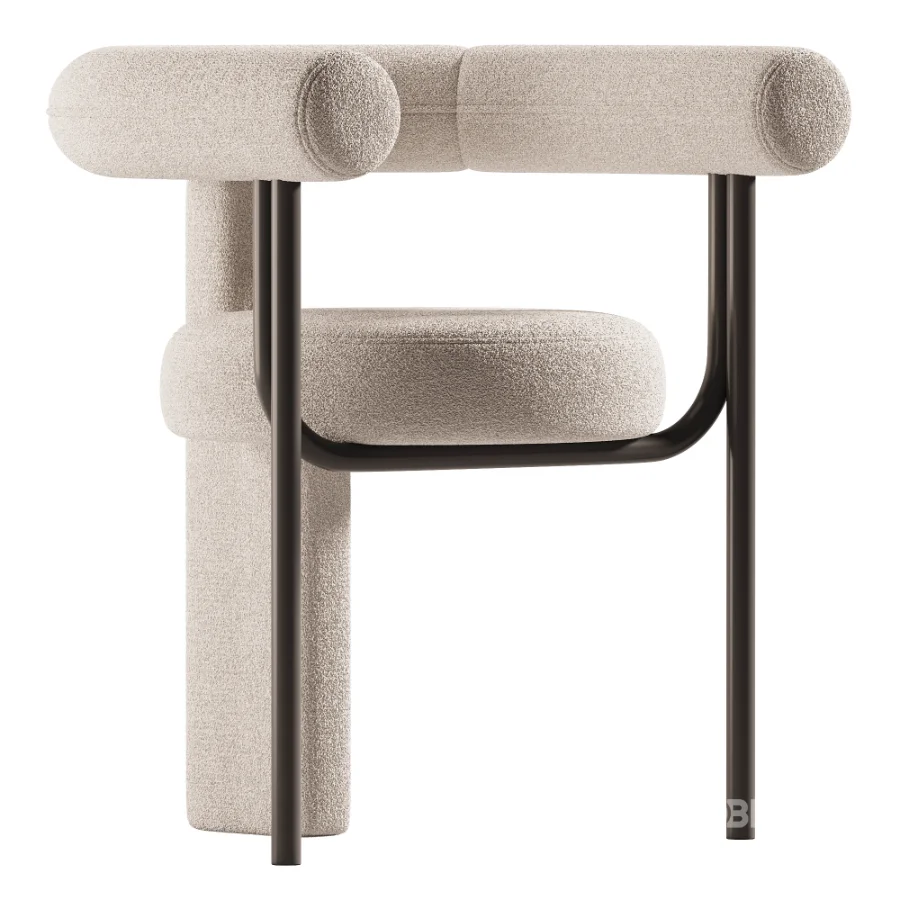 Synn Performance Boucle Dining Chair Image 1