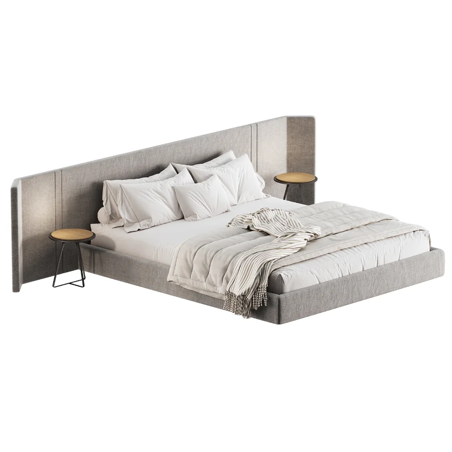 Japandi Double Bed 03 Image 1