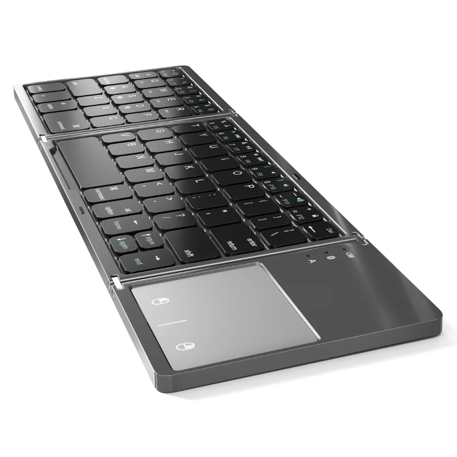 Portable Wireless Bluetooth Folding Keyboard Image 2