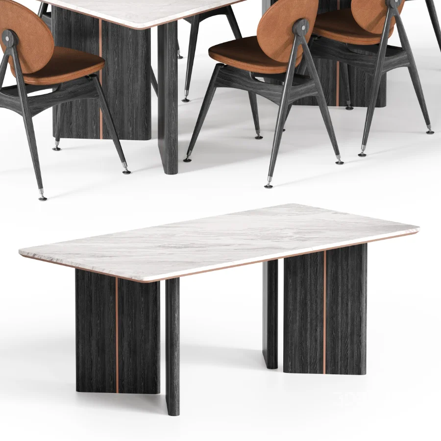 MODERN DINING TABLE AND CHAIRS Image 6