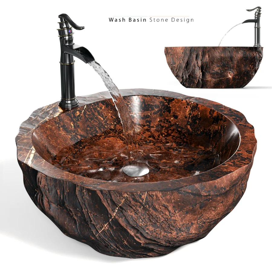 Wash Basin Stone Design Image 2