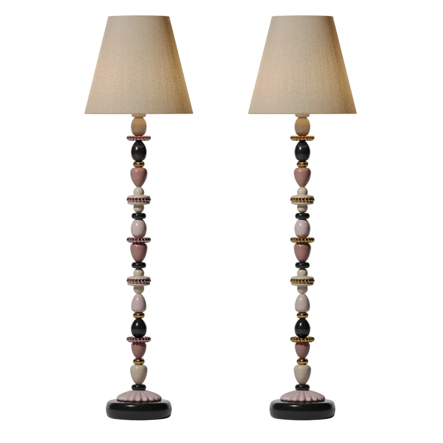 Firefly Floor Lamp (Pink and gold) Image 1