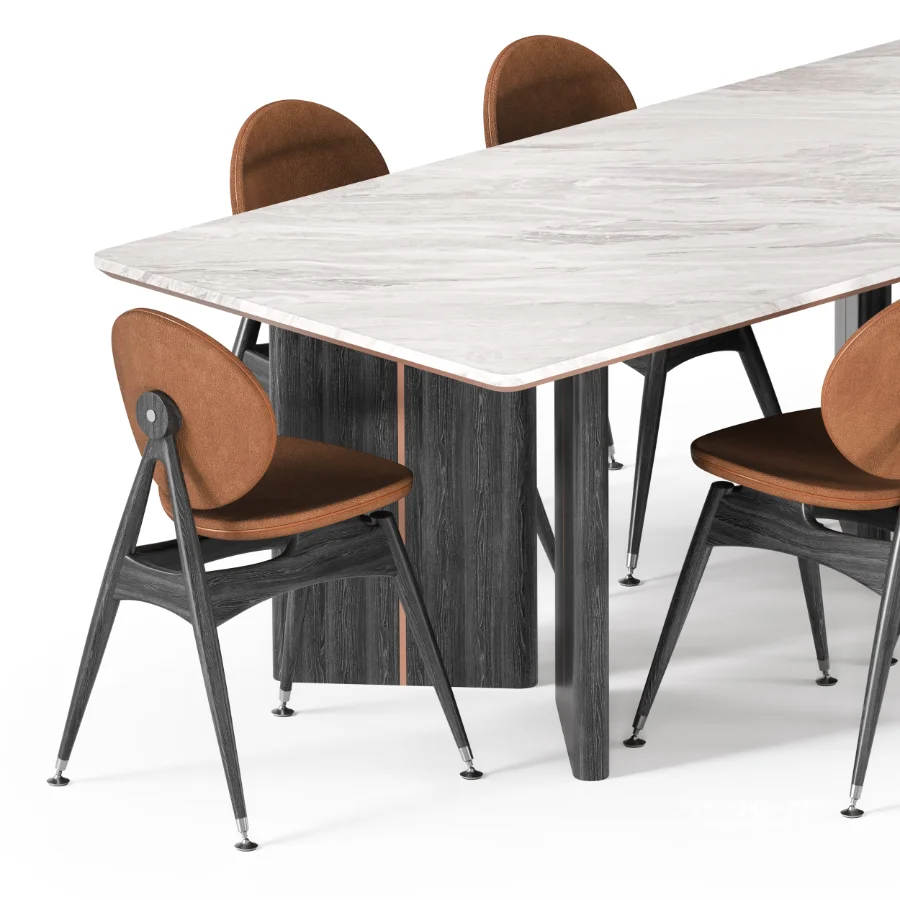 MODERN DINING TABLE AND CHAIRS Image 3