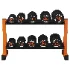 Mirafit_Rubber_Dumbbells_With_Rack - Thumbnail 4