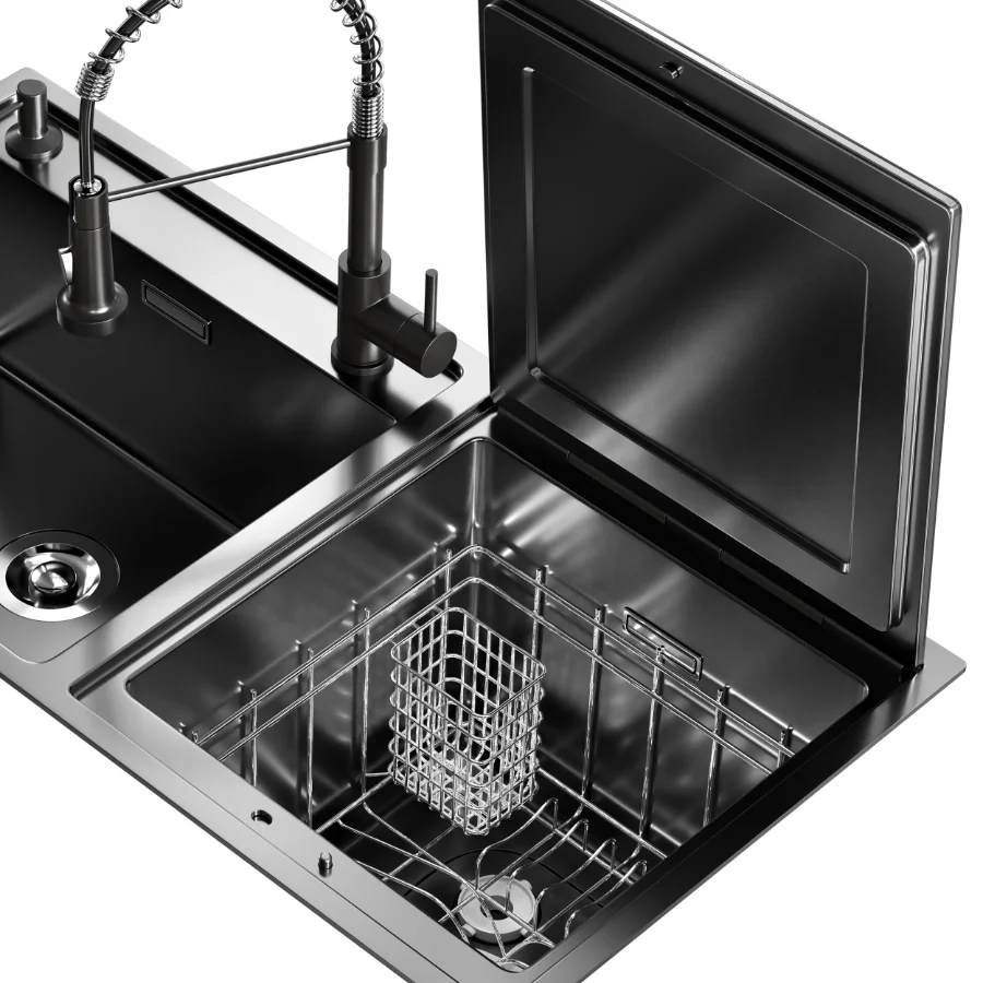 Sink Equipped With Dishwasher Image 8