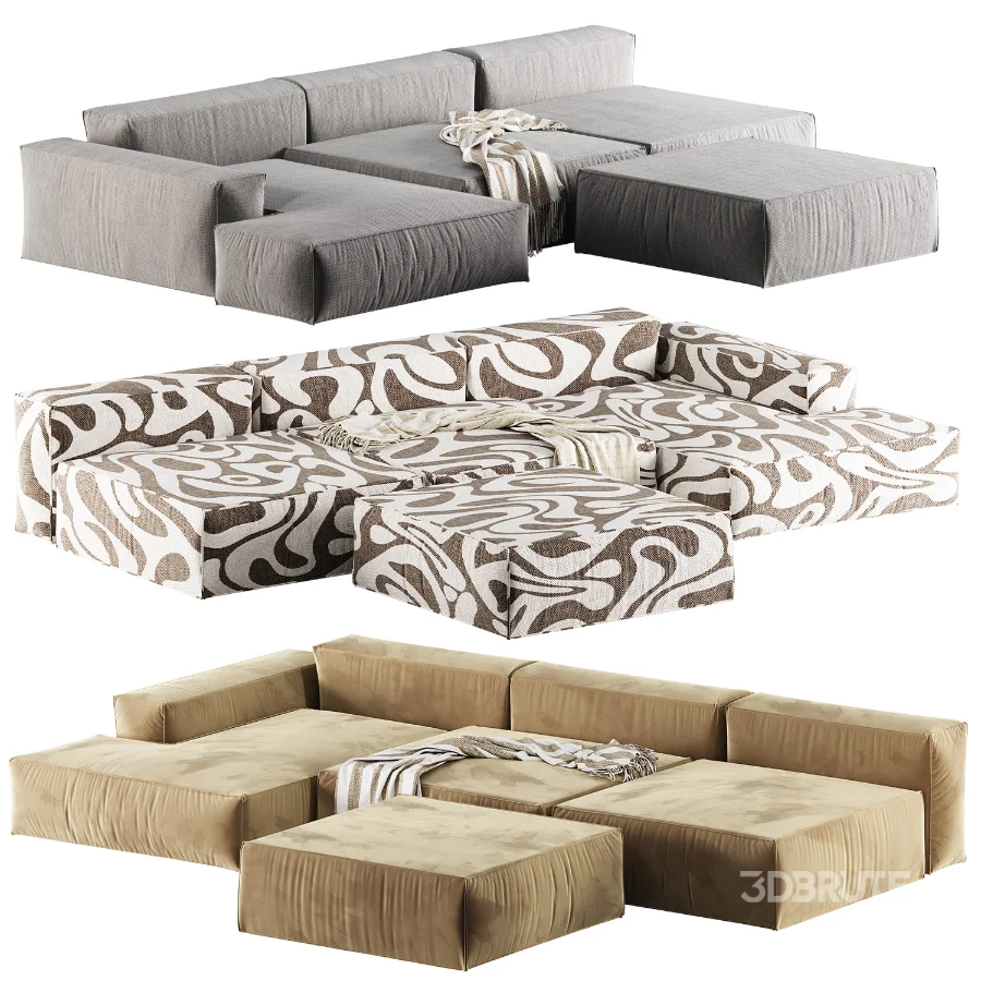 Tofu Sectional Corner Sofa Image 3