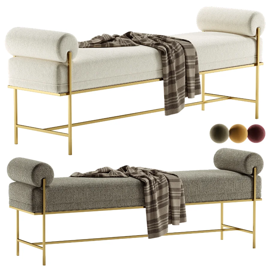 Bolster White Bench Image 1