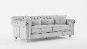 Eva Green Velvet Sofa - Thumbnail 11