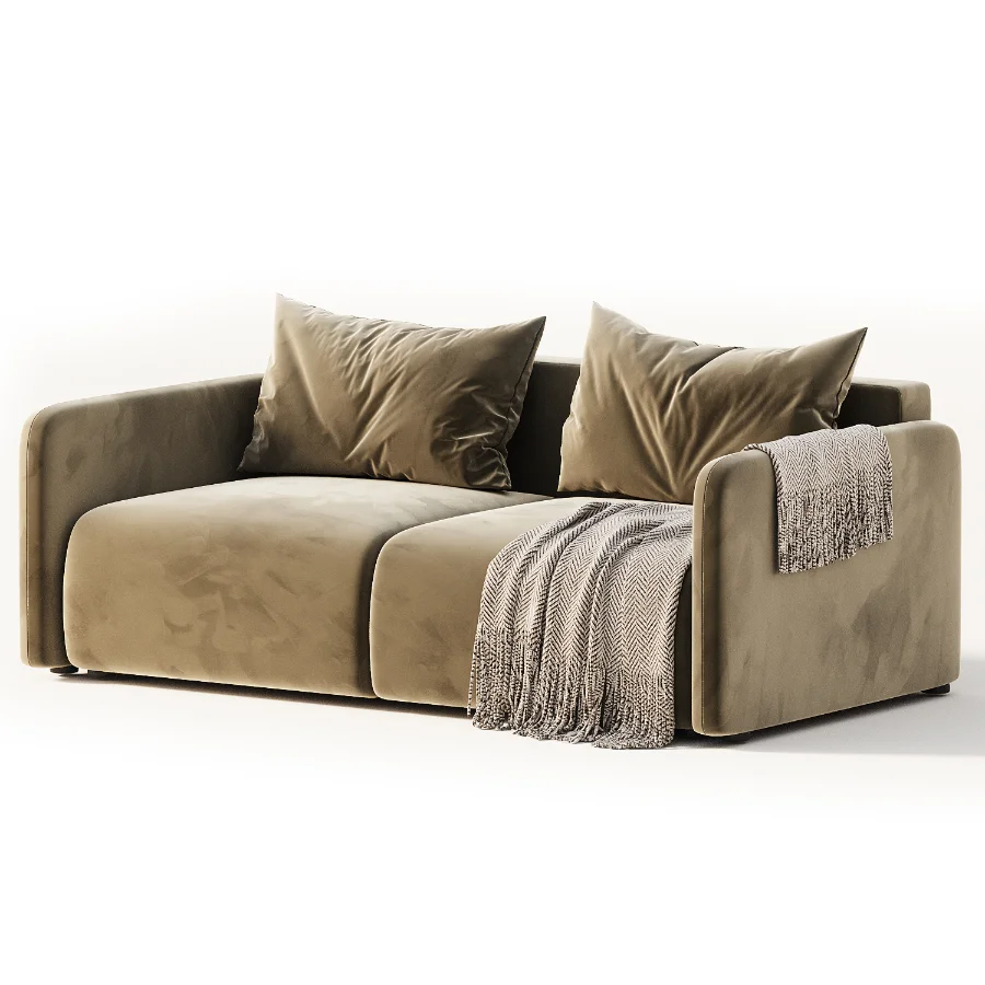 Straight sofa Kartos Velvet by divan Image 8