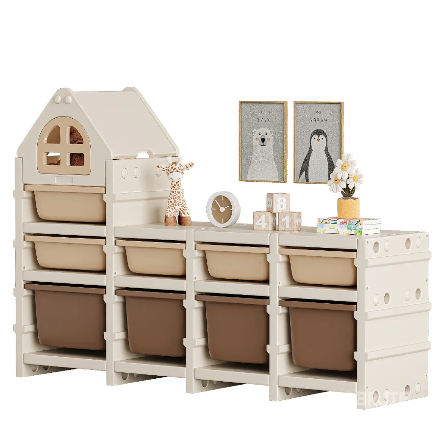 Toy shelving PTSTW9CL 9 boxes Image 6