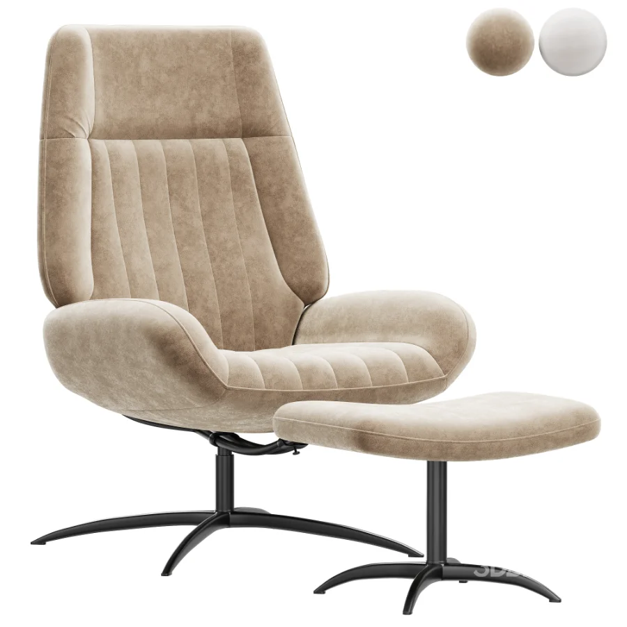 DRAAIFAUTEUIL_TIRONA_GEEL Image 1