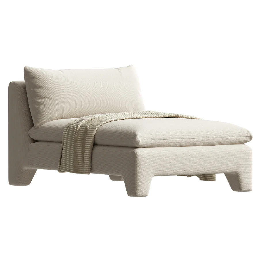 ESTELLE CHAISE CREAM Moes Home Collection Image 4