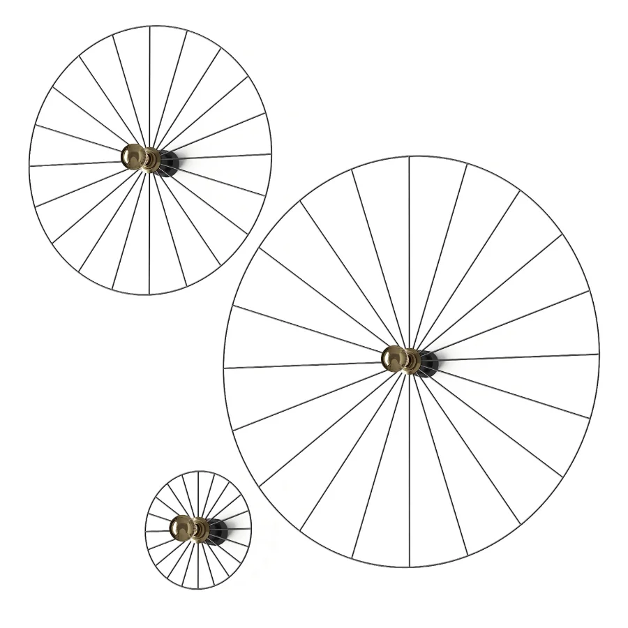 Aromas Del Campo Wheel Wall Lamp Image 1