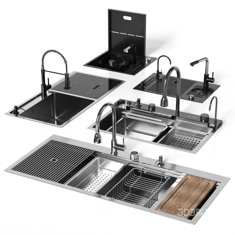 Kitchen Sink Set 1 Image 1